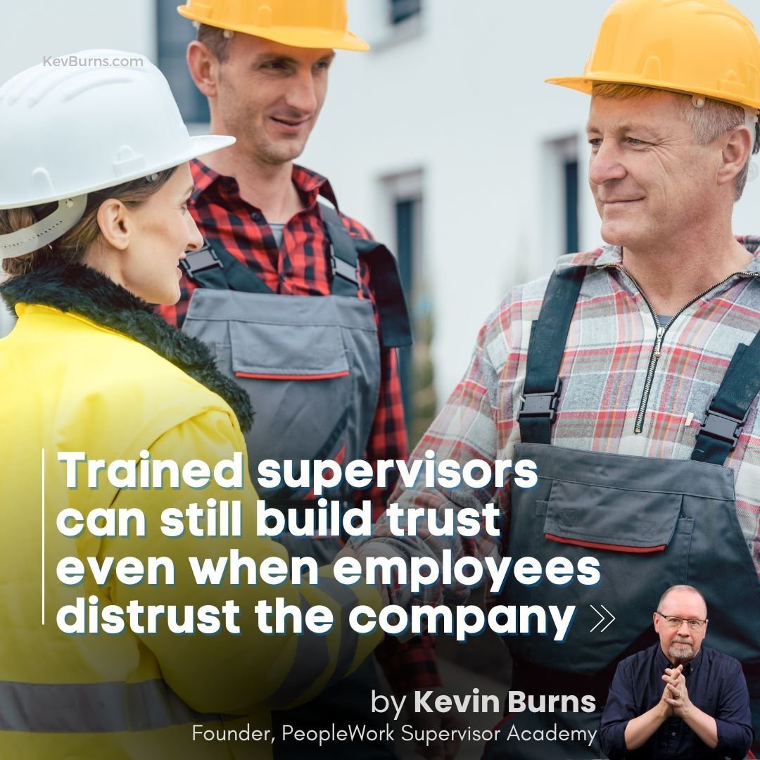 Your supervisors are caught in the middle between past company ...