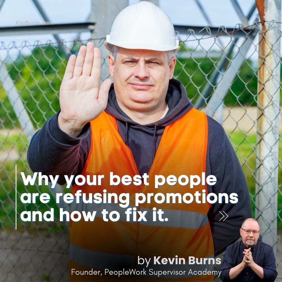 why your best people are refusing promotions and how to fix it