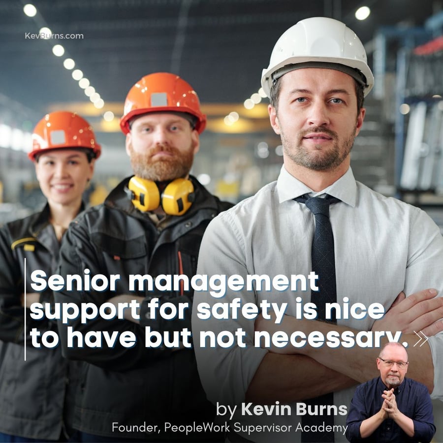 Building Frontline Safety Culture Without Senior Management Support