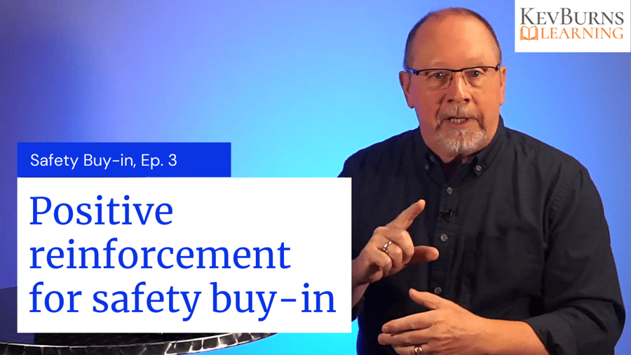 Negative reinforcement doesn't work. Positive reinforcement builds buy-in.