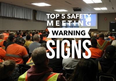 Top 5 Safety Meeting Warning Signs
